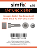 Simfix product label - 4762UA214008-D