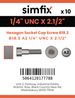 Simfix product label - 4762UA214064-D