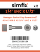 Simfix product label - 4762UA234038-D