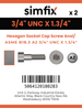 Simfix product label - 4762UA234045-D
