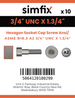 Simfix product label - 4762UA234045-T