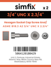 Simfix product label - 4762UA234070-D