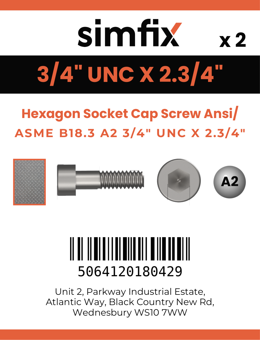 Simfix product label - 4762UA234070-D
