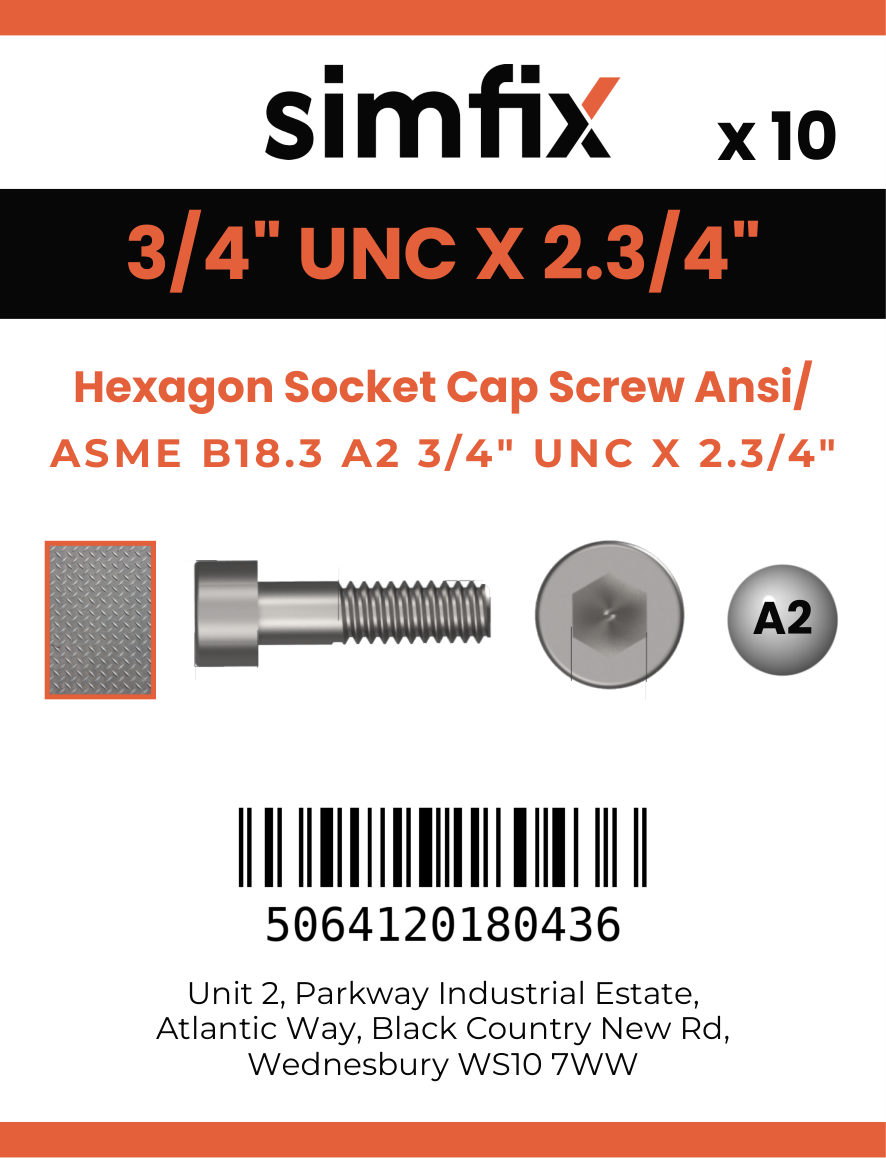 Simfix product label - 4762UA234070-T