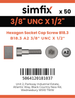 Simfix product label - 4762UA238013-T