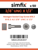 Simfix product label - 4762UA238013-T