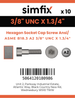 Simfix product label - 4762UA238045-D