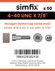 Simfix product label - 4762UA2440022-T