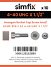 Simfix product label - 4762UA2440038-D