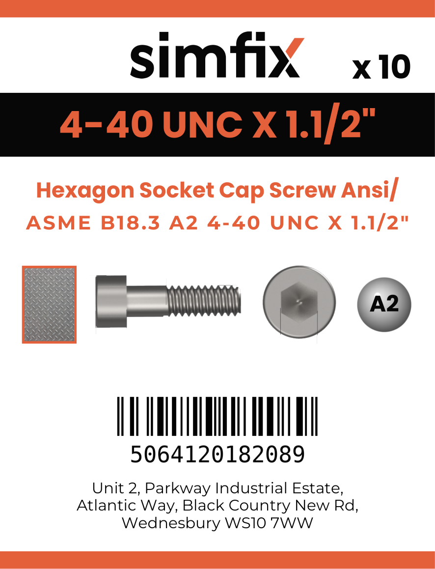 Simfix product label - 4762UA2440038-D