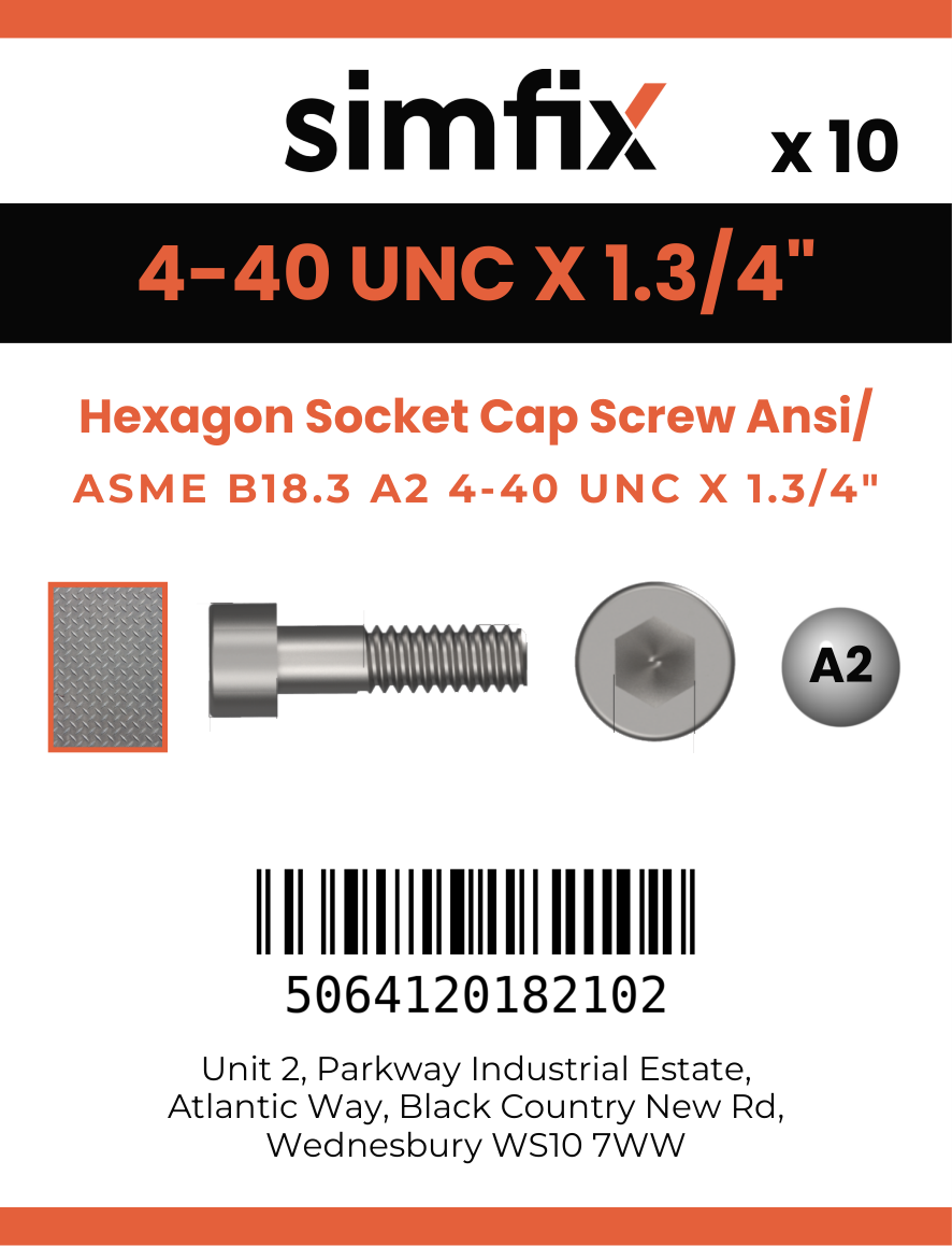 Simfix product label - 4762UA2440045-D