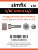 Simfix product label - 4762UA2516038-D