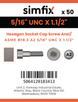 Simfix product label - 4762UA2516038-T