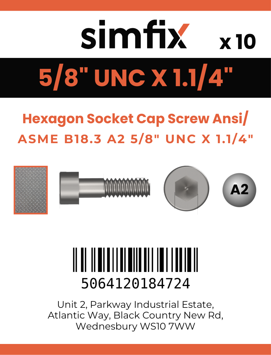 Simfix product label - 4762UA258032-D