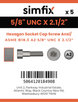 Simfix product label - 4762UA258064-D