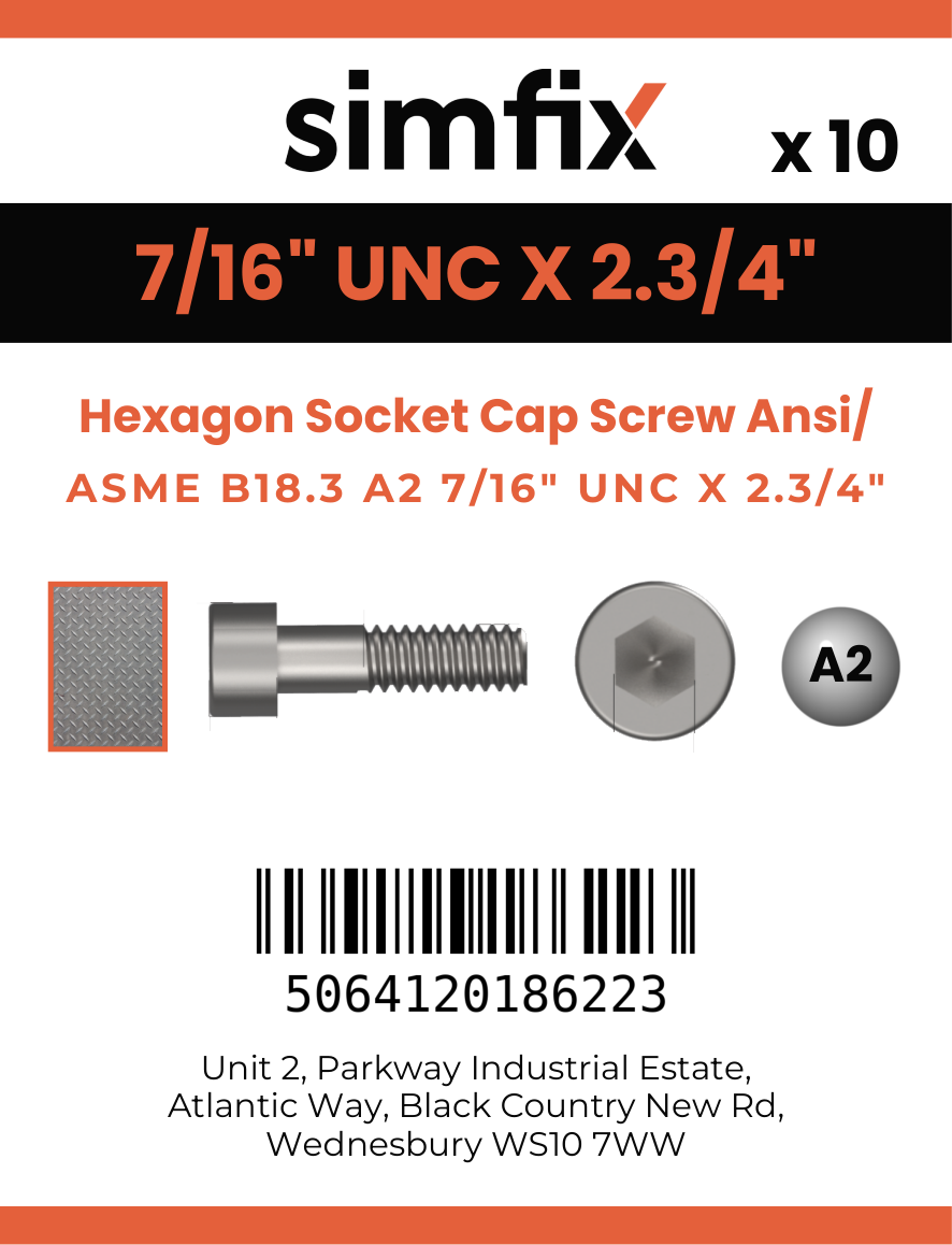 Simfix product label - 4762UA2716070-D