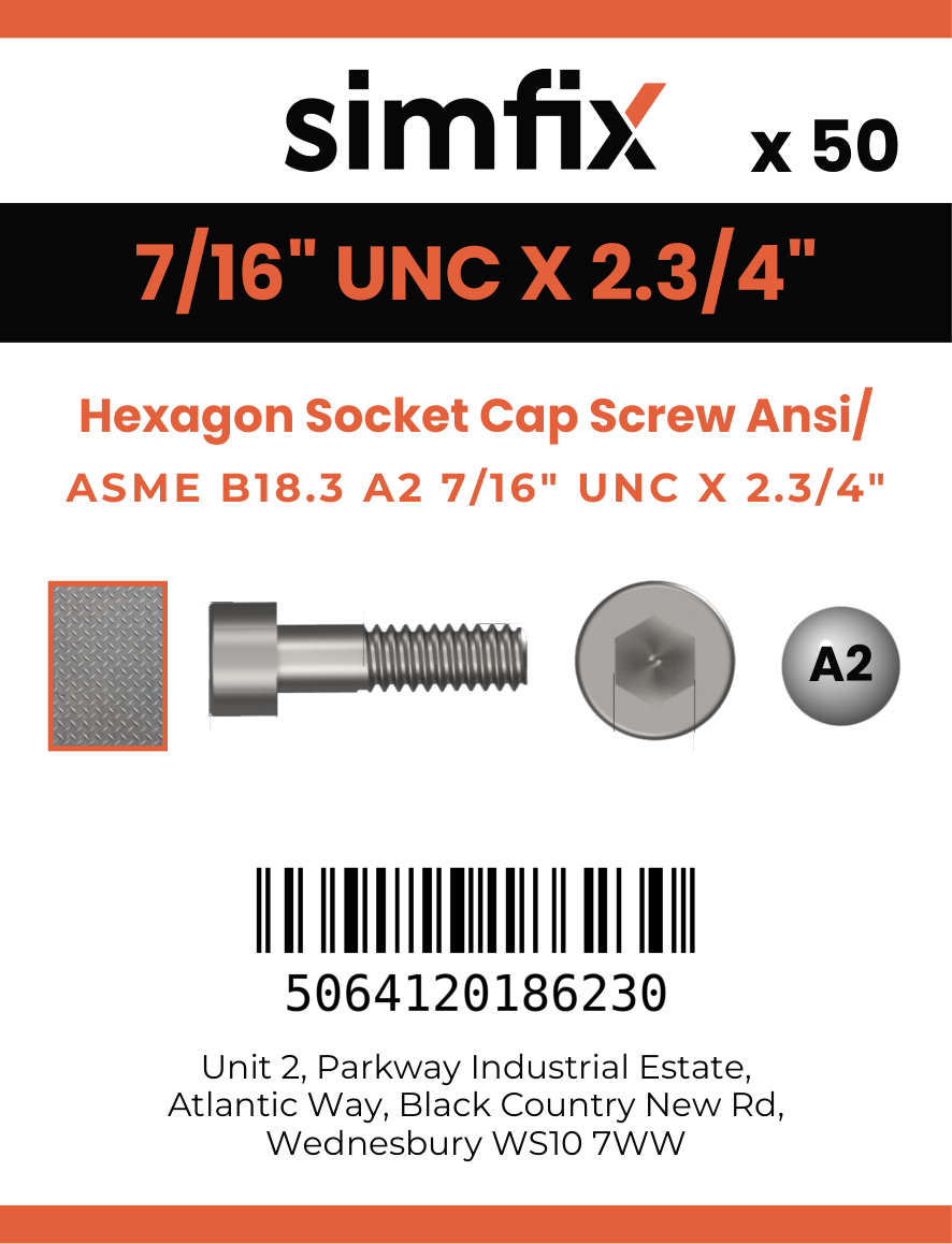 Simfix product label - 4762UA2716070-T