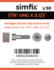 Simfix product label - 4762UA2716089-T