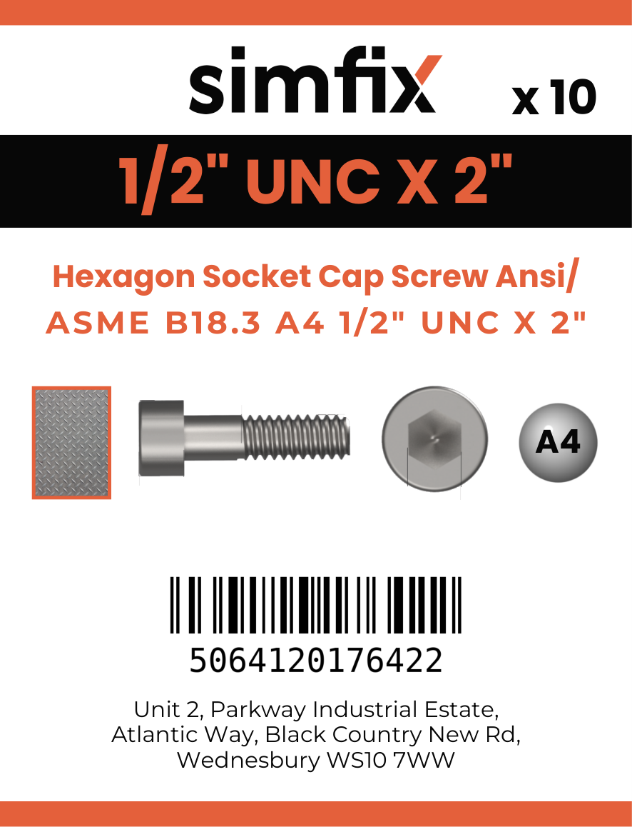 Simfix product label - 4762UA412051-D