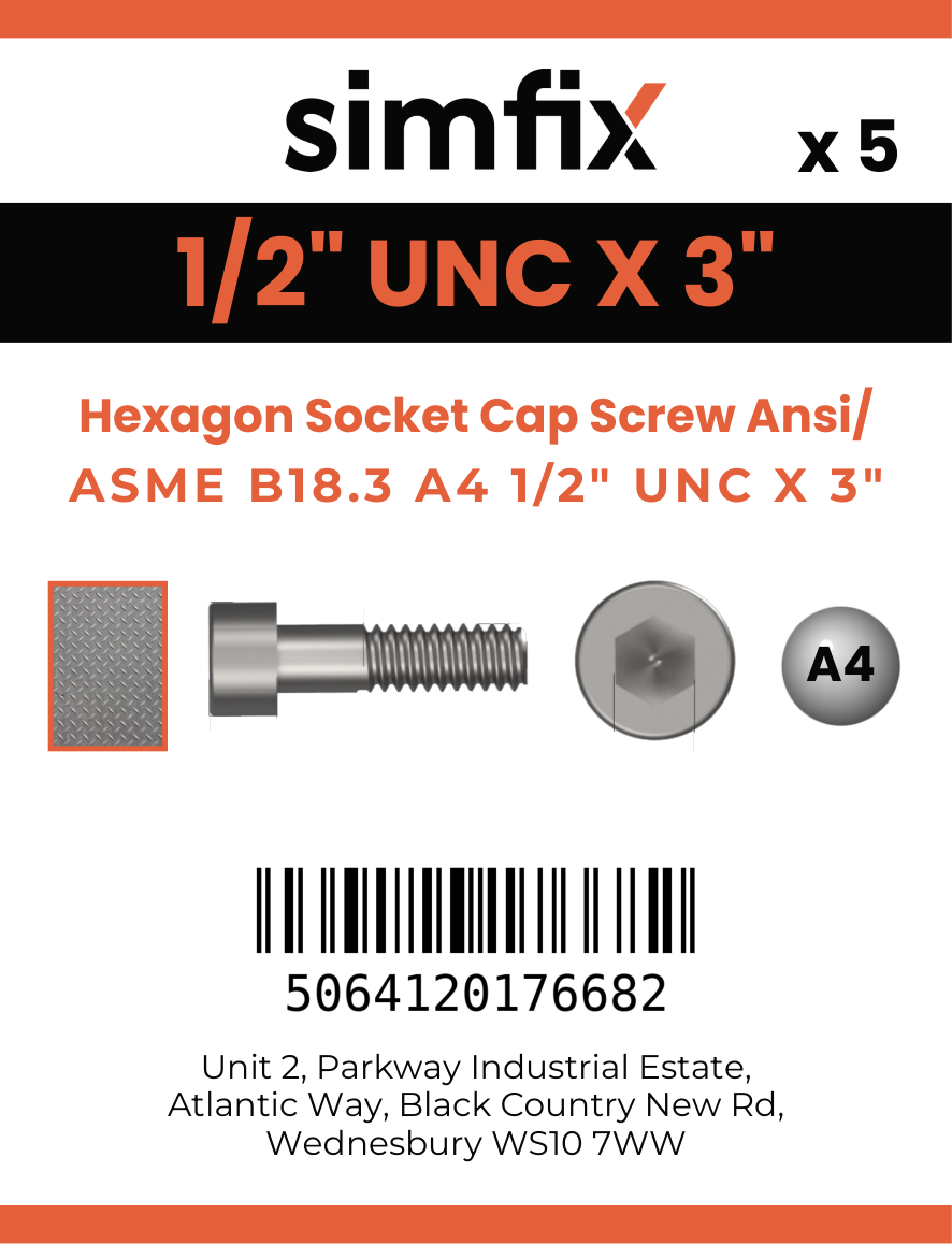 Simfix product label - 4762UA412076-D