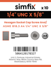 Simfix product label - 4762UA414016-D