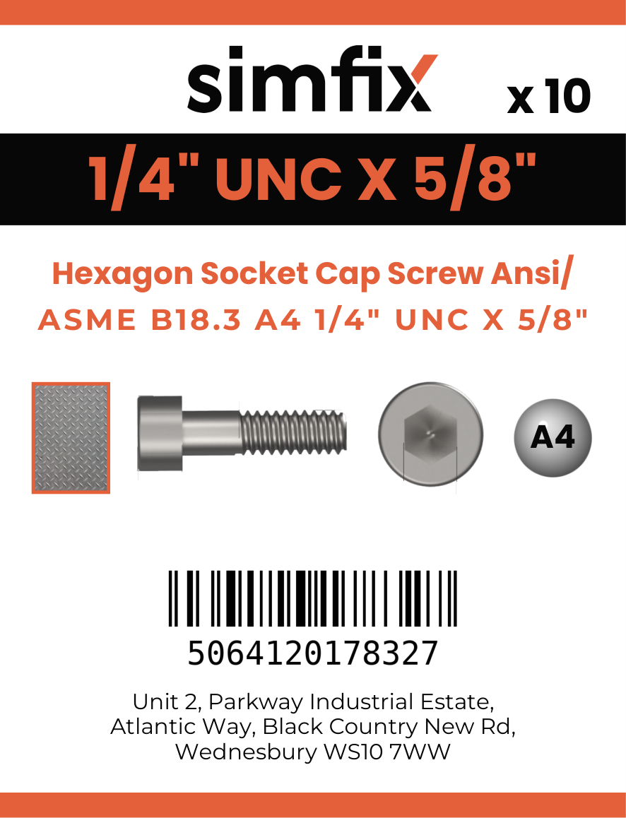 Simfix product label - 4762UA414016-D
