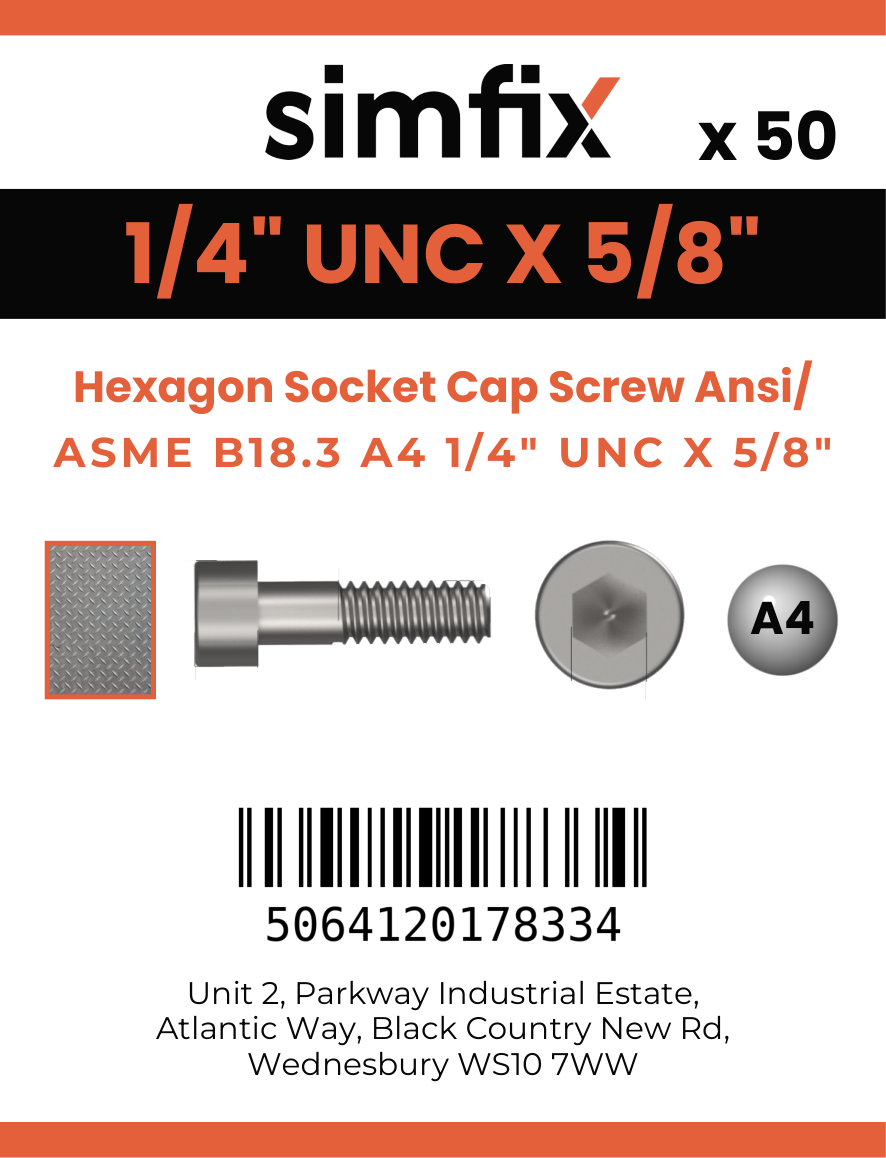 Simfix product label - 4762UA414016-T