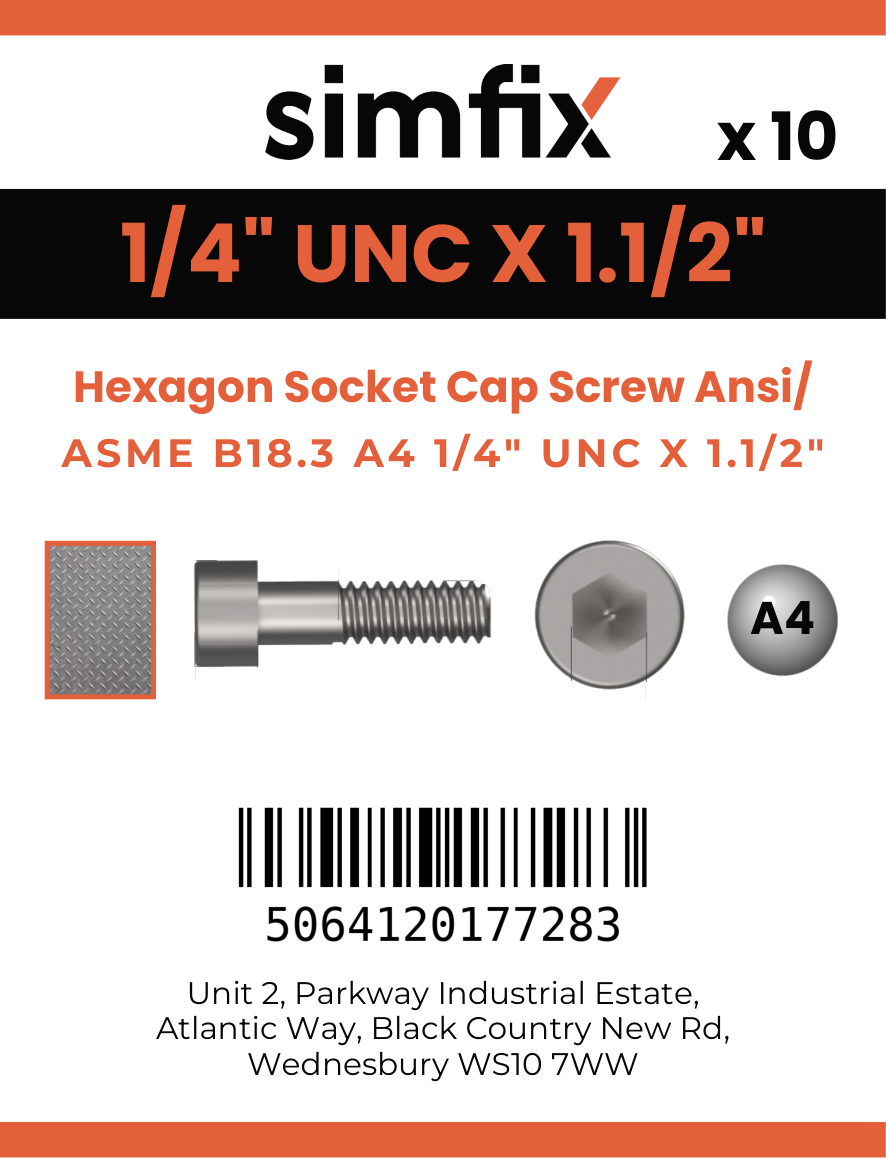 Simfix product label - 4762UA414038-D