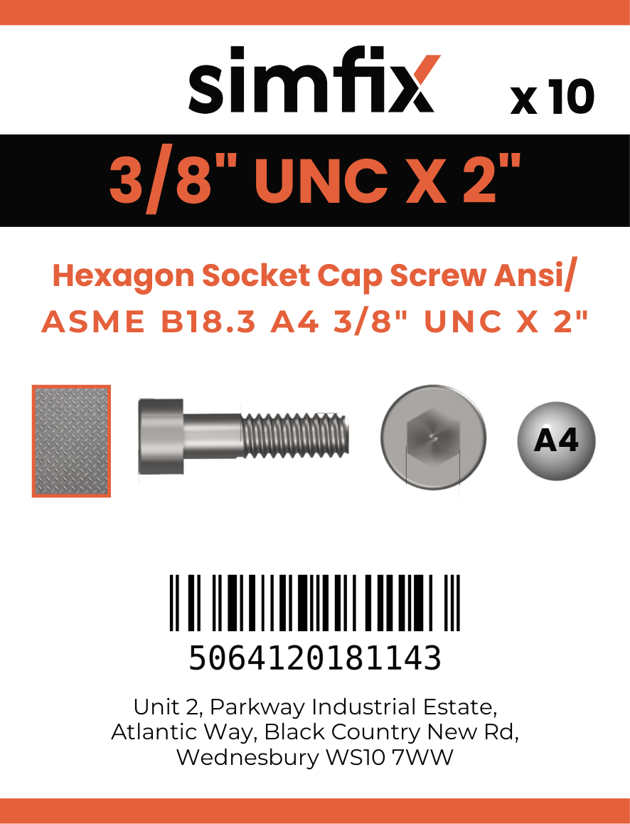 Simfix product label - 4762UA438051-D