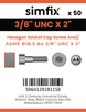 Simfix product label - 4762UA438051-T