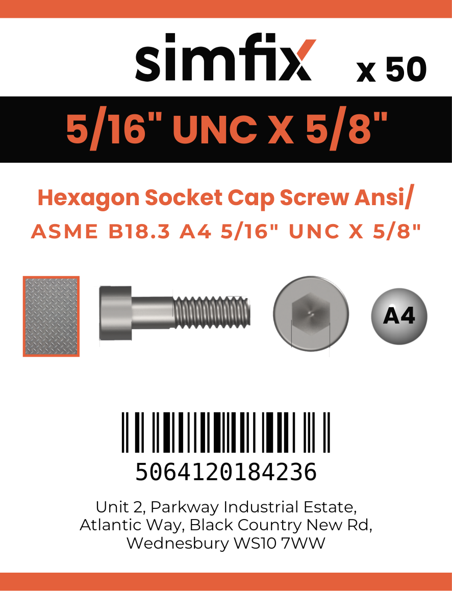 Simfix product label - 4762UA4516016-T