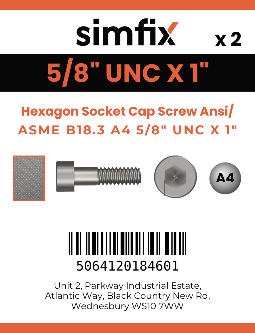 Simfix product label - 4762UA458025-D