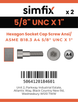 Simfix product label - 4762UA458025-D