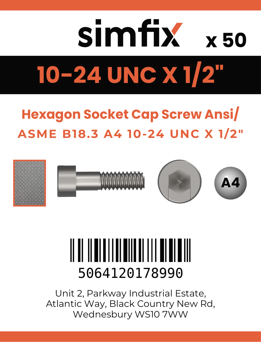 Simfix product label - 4762UA4N10013-T