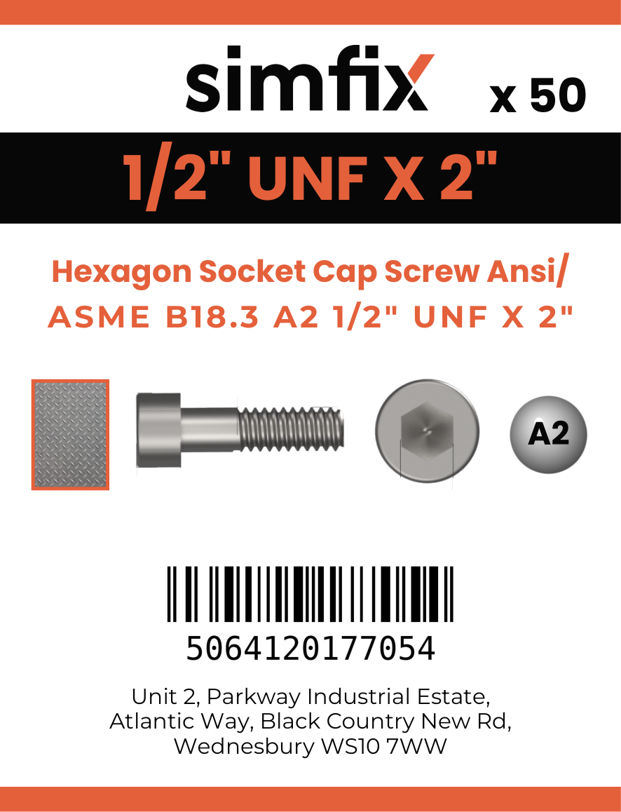 Simfix product label - 4762UFA212051-T