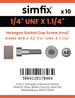 Simfix product label - 4762UFA214032-D