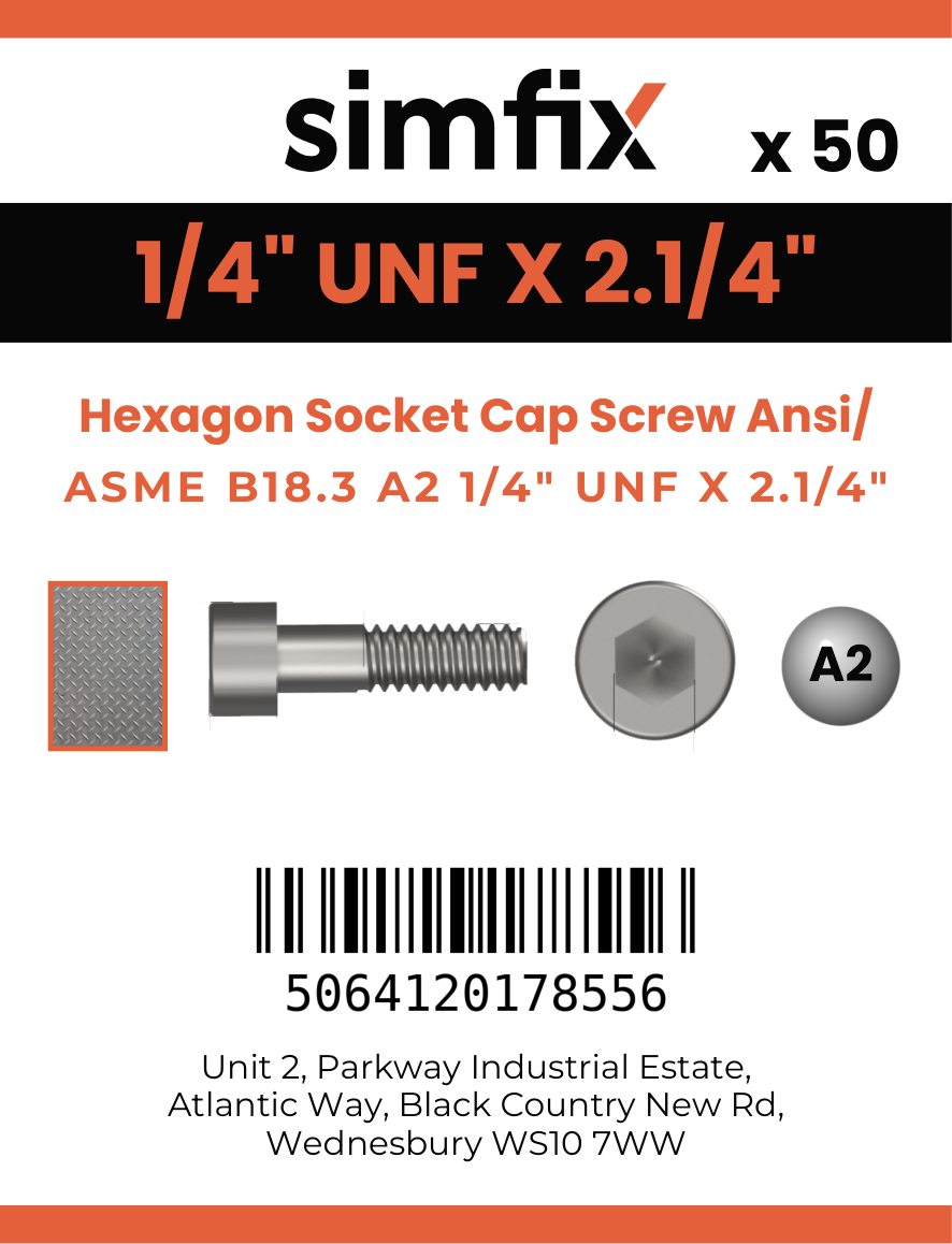 Simfix product label - 4762UFA214057-T