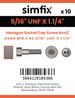 Simfix product label - 4762UFA2516032-D