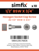 Simfix product label - 4762WA212019-D