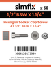 Simfix product label - 4762WA212032-T