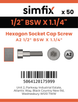 Simfix product label - 4762WA212032-T