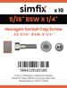 Simfix product label - 4762WA2516006-D