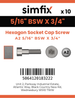 Simfix product label - 4762WA2516019-D