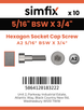 Simfix product label - 4762WA2516019-D