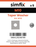 Simfix product label - 4WTM1005D-D
