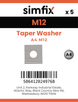 Simfix product label - 4WTM1205D-D