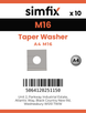 Simfix product label - 4WTM1605D-T