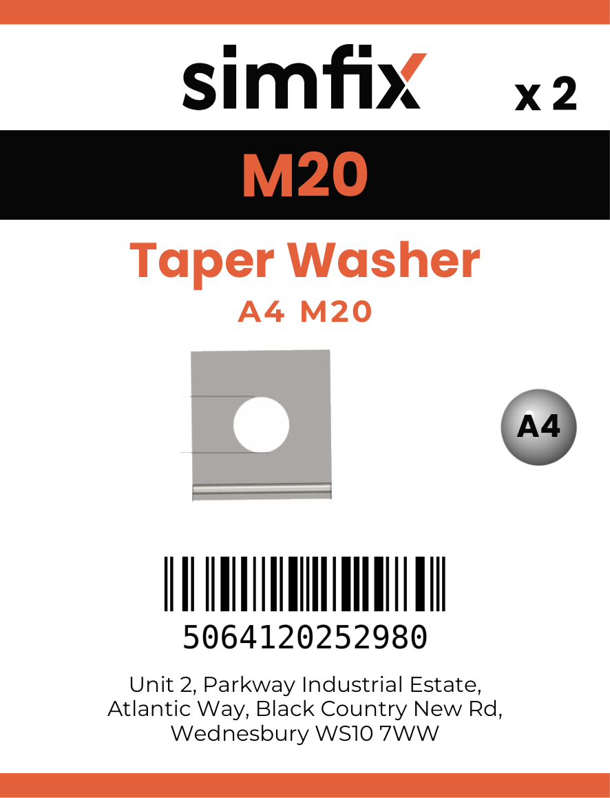 Simfix product label - 4WTM2005D-D