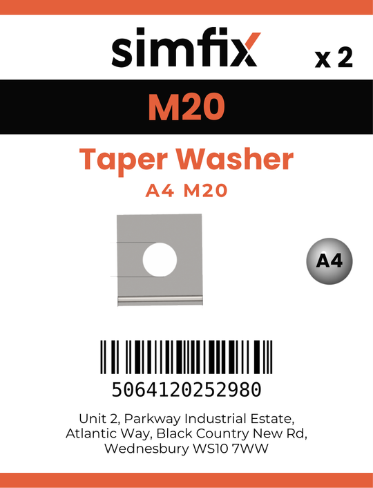 Simfix product label - 4WTM2005D-D