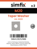 Simfix product label - 4WTM2005D-D